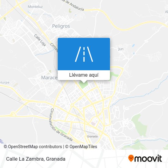 Mapa Calle La Zambra