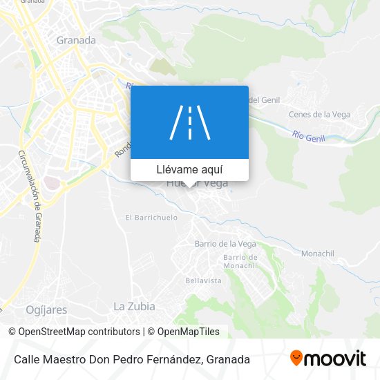 Mapa Calle Maestro Don Pedro Fernández