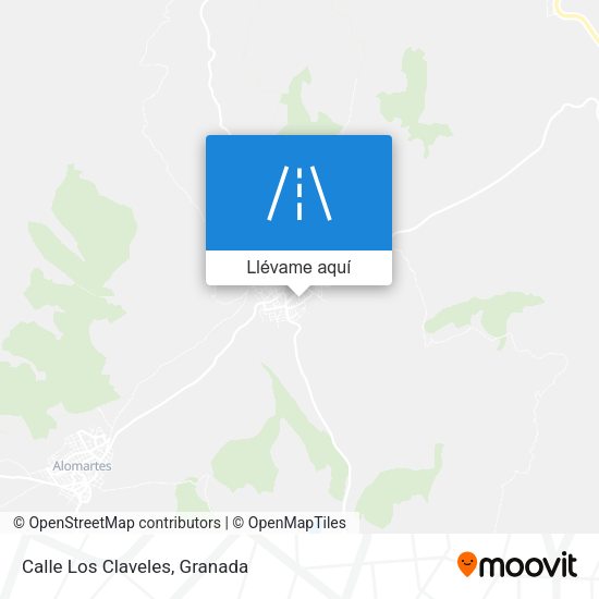Mapa Calle Los Claveles