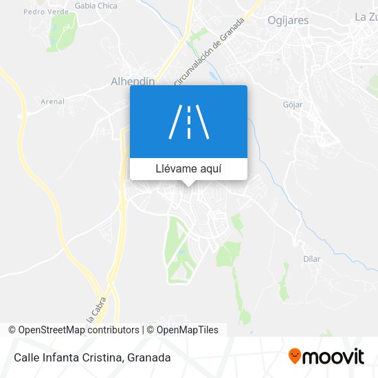 Mapa Calle Infanta Cristina