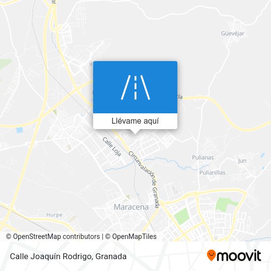Mapa Calle Joaquín Rodrigo
