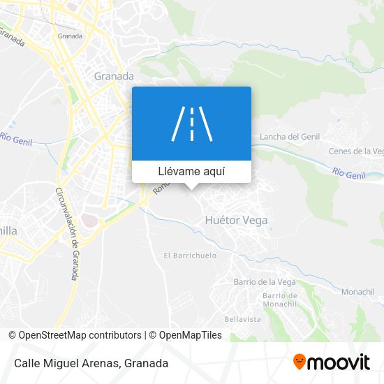 Mapa Calle Miguel Arenas