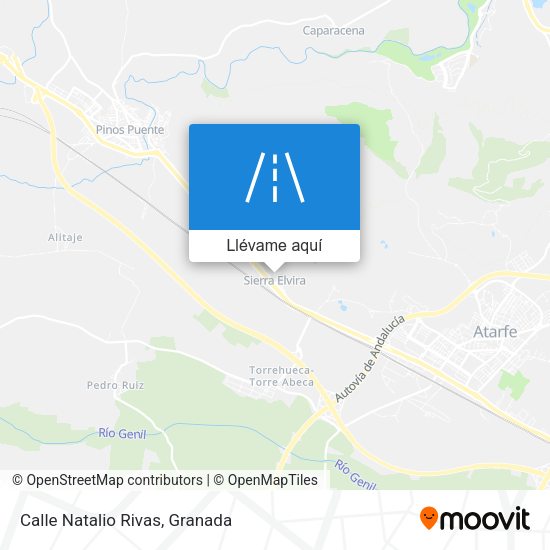 Mapa Calle Natalio Rivas