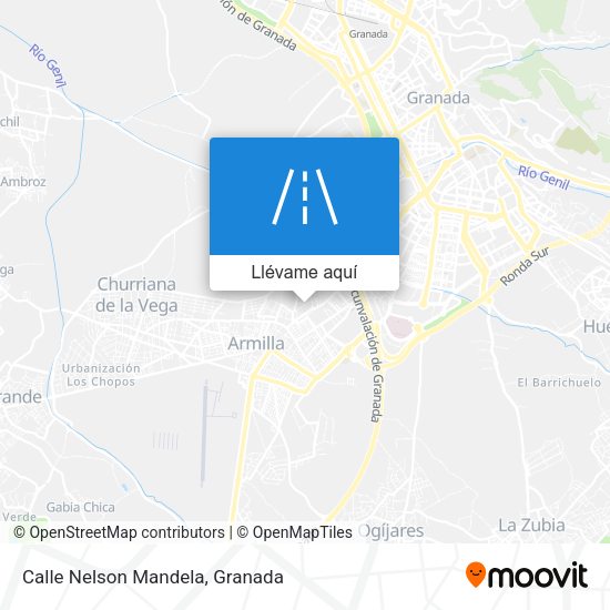 Mapa Calle Nelson Mandela