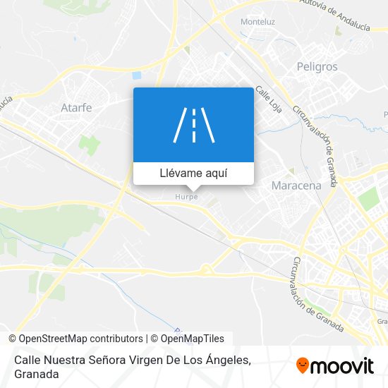 Mapa Calle Nuestra Señora Virgen De Los Ángeles