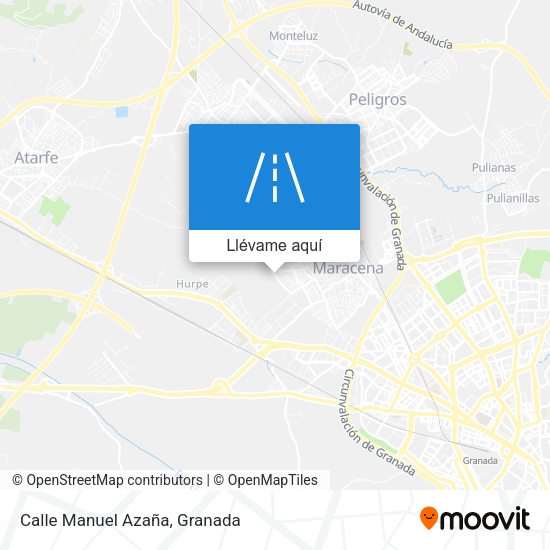 Mapa Calle Manuel Azaña
