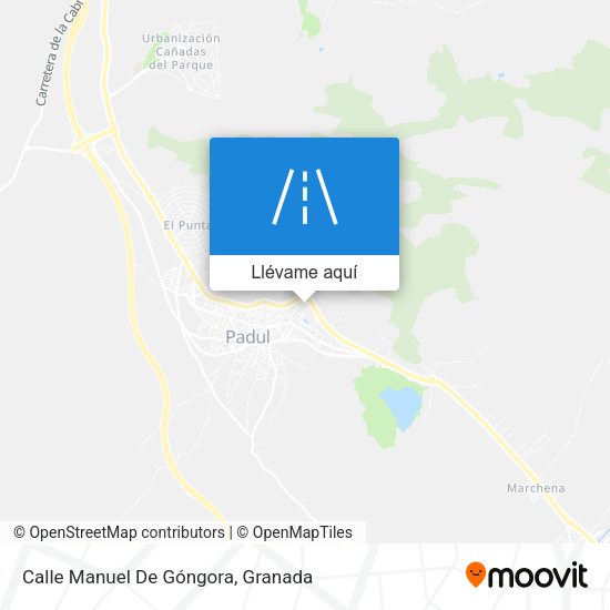 Mapa Calle Manuel De Góngora