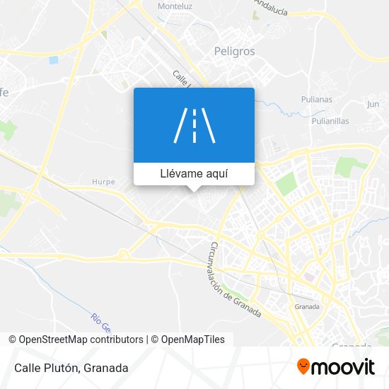 Mapa Calle Plutón