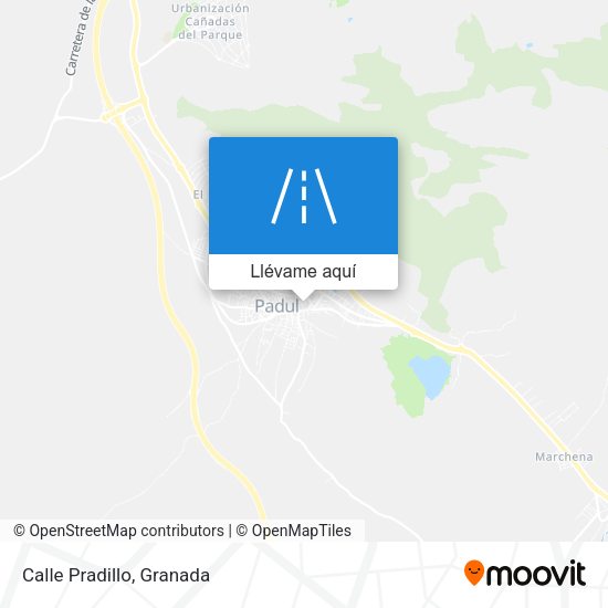 Mapa Calle Pradillo