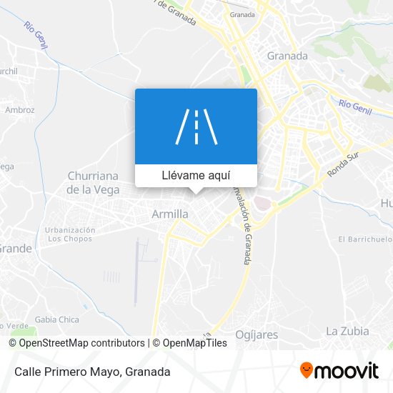 Mapa Calle Primero Mayo