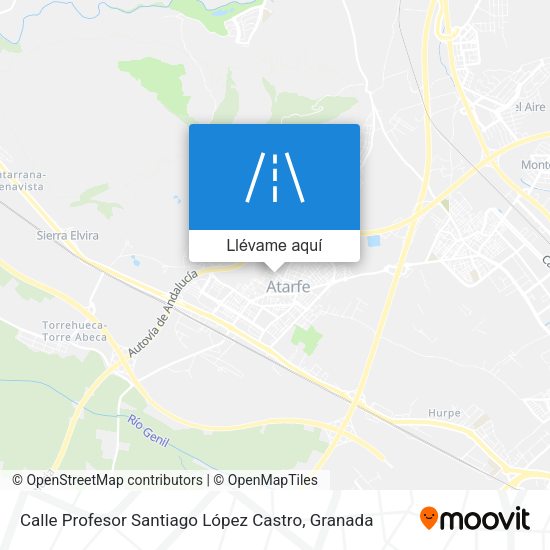 Mapa Calle Profesor Santiago López Castro
