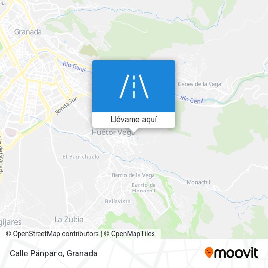 Mapa Calle Pánpano