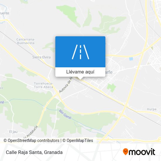 Mapa Calle Raja Santa