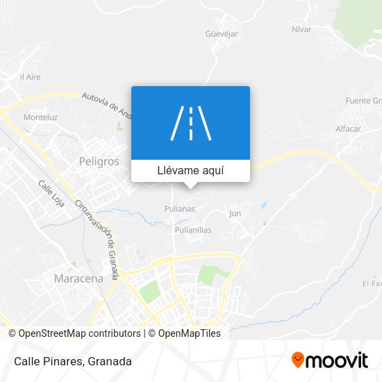 Mapa Calle Pinares
