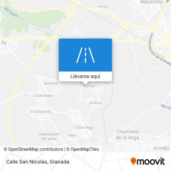 Mapa Calle San Nicolás