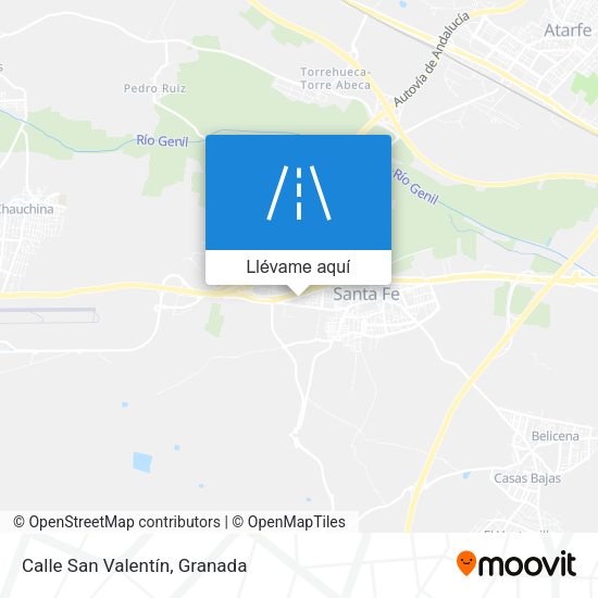 Mapa Calle San Valentín