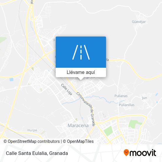 Mapa Calle Santa Eulalia