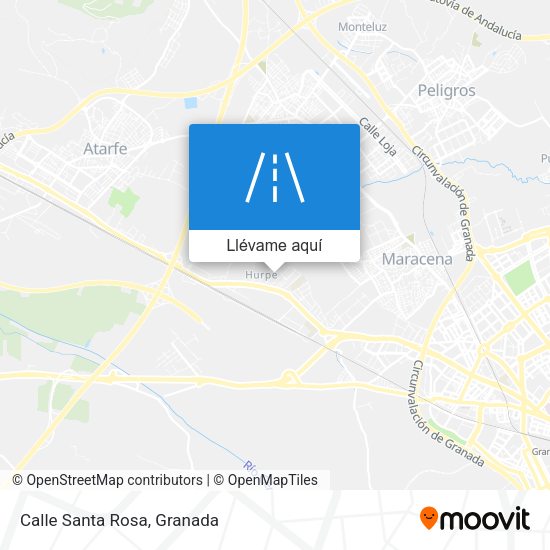 Mapa Calle Santa Rosa