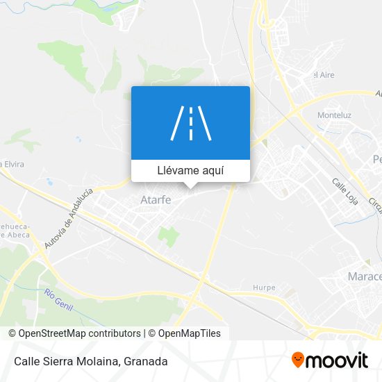 Mapa Calle Sierra Molaina