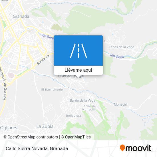 Mapa Calle Sierra Nevada