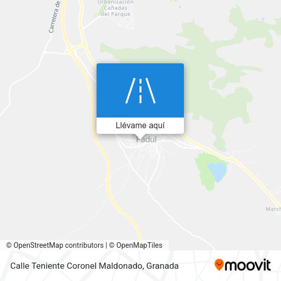 Mapa Calle Teniente Coronel Maldonado