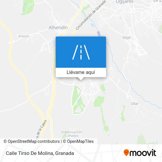 Mapa Calle Tirso De Molina