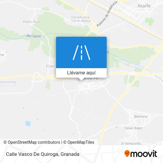 Mapa Calle Vasco De Quiroga