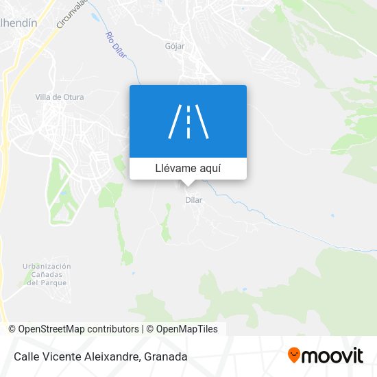 Mapa Calle Vicente Aleixandre
