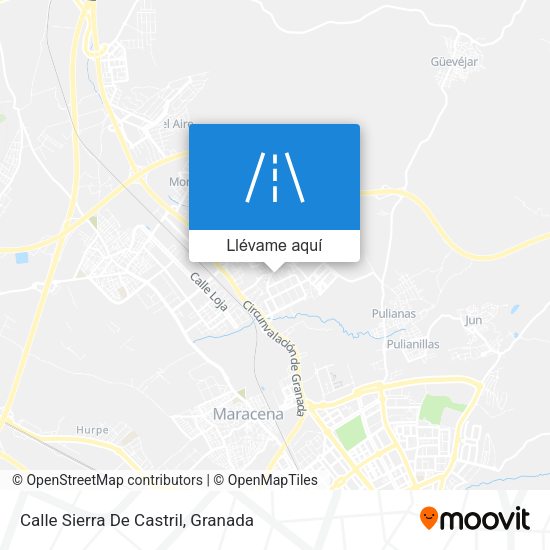 Mapa Calle Sierra De Castril