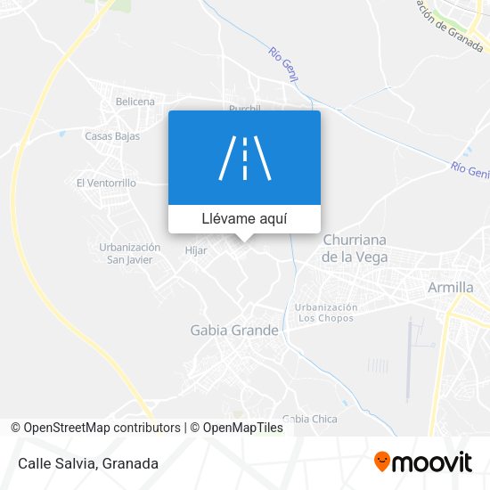 Mapa Calle Salvia