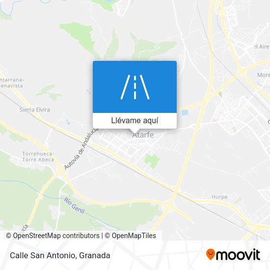 Mapa Calle San Antonio