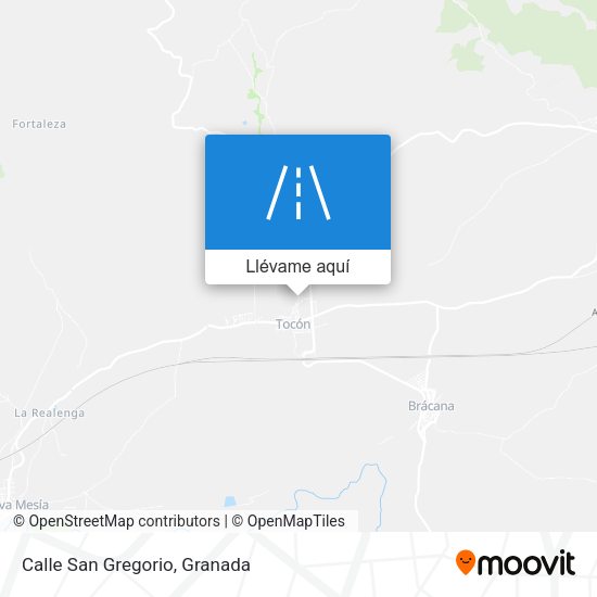 Mapa Calle San Gregorio