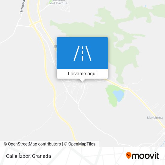Mapa Calle Ízbor