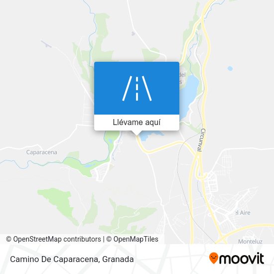 Mapa Camino De Caparacena