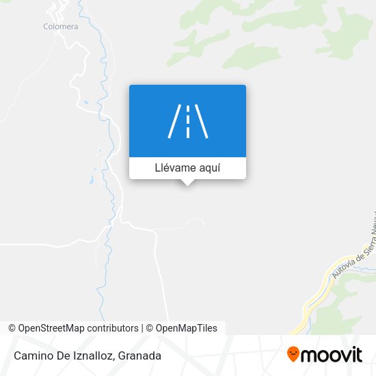 Mapa Camino De Iznalloz
