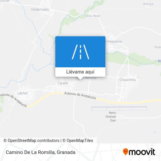 Mapa Camino De La Romilla