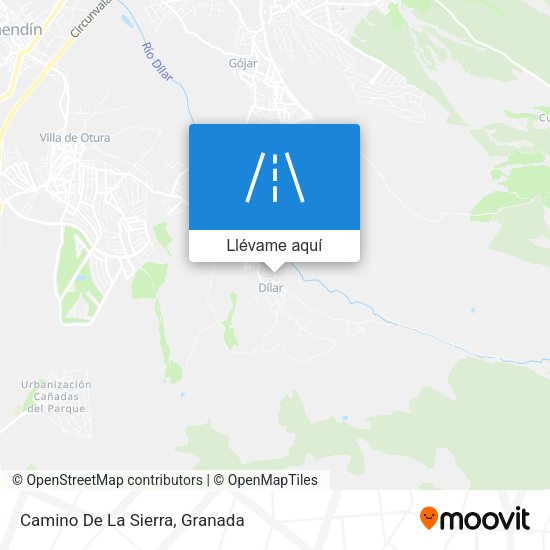 Mapa Camino De La Sierra