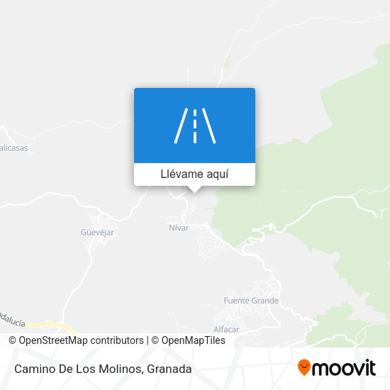 Mapa Camino De Los Molinos