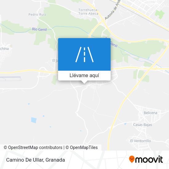Mapa Camino De Ullar