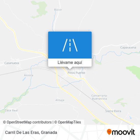Mapa Carril De Las Eras