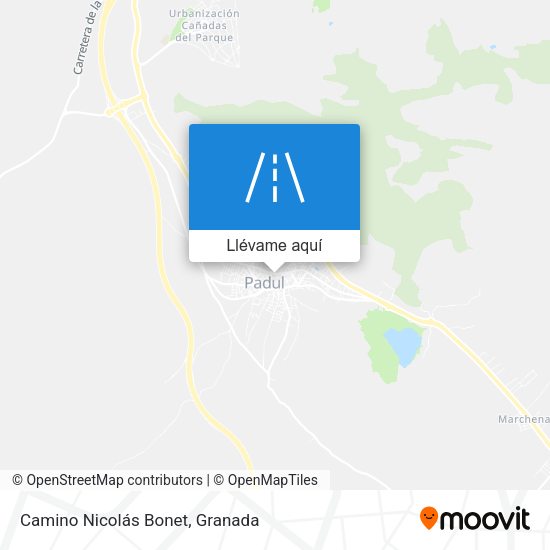 Mapa Camino Nicolás Bonet