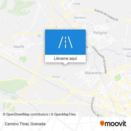 Mapa Camino Tínar