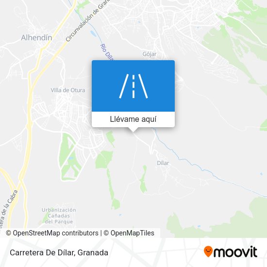Mapa Carretera De Dílar