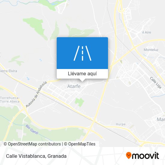 Mapa Calle Vistablanca