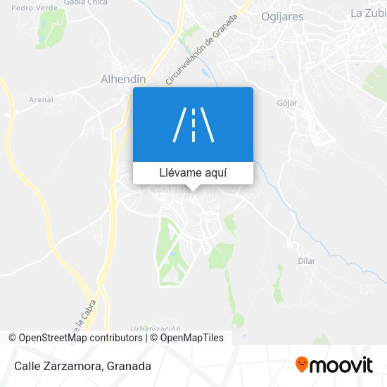 Mapa Calle Zarzamora