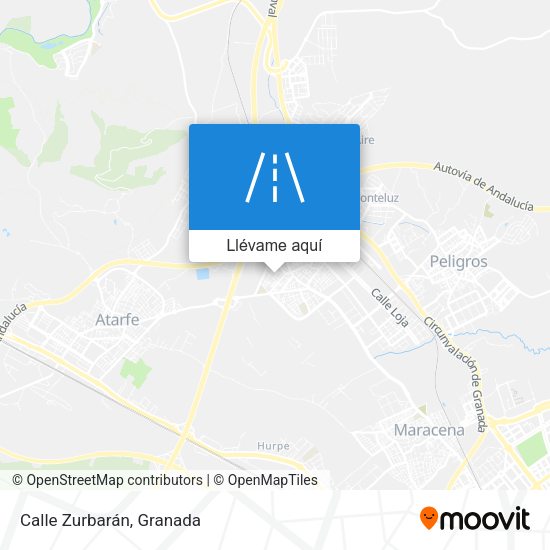 Mapa Calle Zurbarán