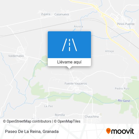 Mapa Paseo De La Reina