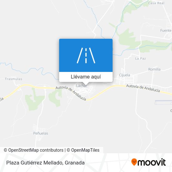 Mapa Plaza Gutiérrez Mellado