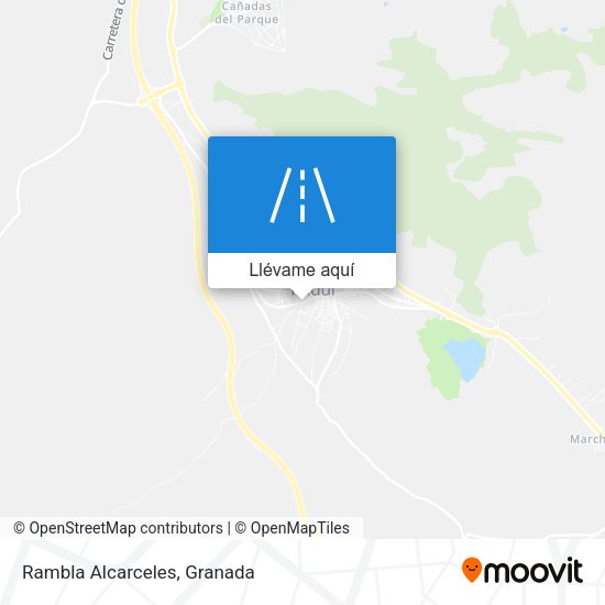 Mapa Rambla Alcarceles