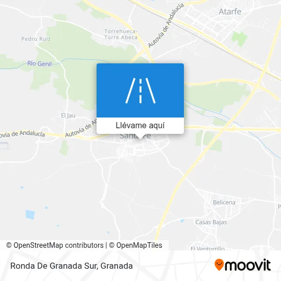 Mapa Ronda De Granada Sur